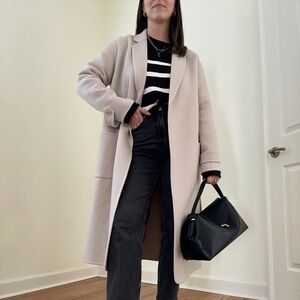 Sezane robe style coat